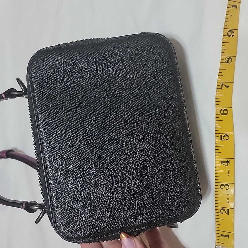 DISNEY X COACH BOX CROSSBODY WITH MALEFICENT MOTIF - Picture 6 of 6